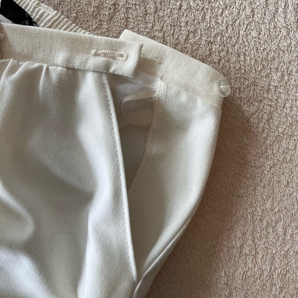 Vintage 80s Cream Pencil Skirt – Oui Petites by Tan Jay XS/S - Picture 6 of 11